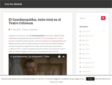 Tablet Screenshot of ociopormadrid.es